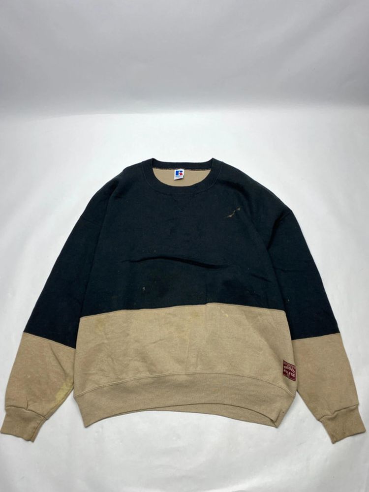 Vintage Russell Athletic Two-Tone Sweatshirt XXL – Made in USA