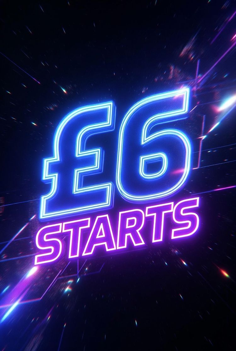 £6 starts on screen 
