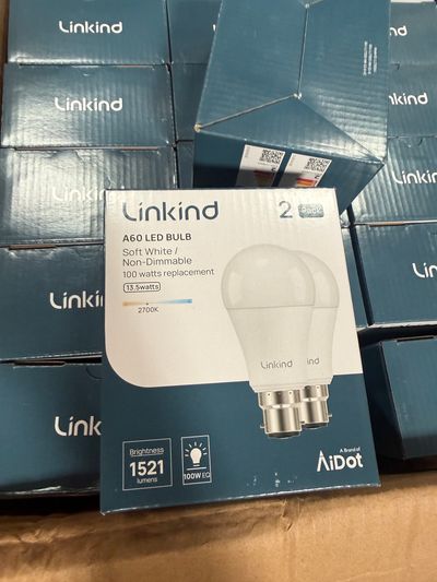 Led Light Bulbs A60 2 pack bayonet