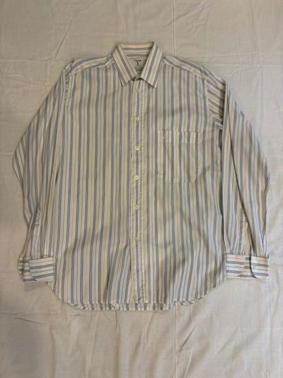 Valentino Striped Button-Up Shirt