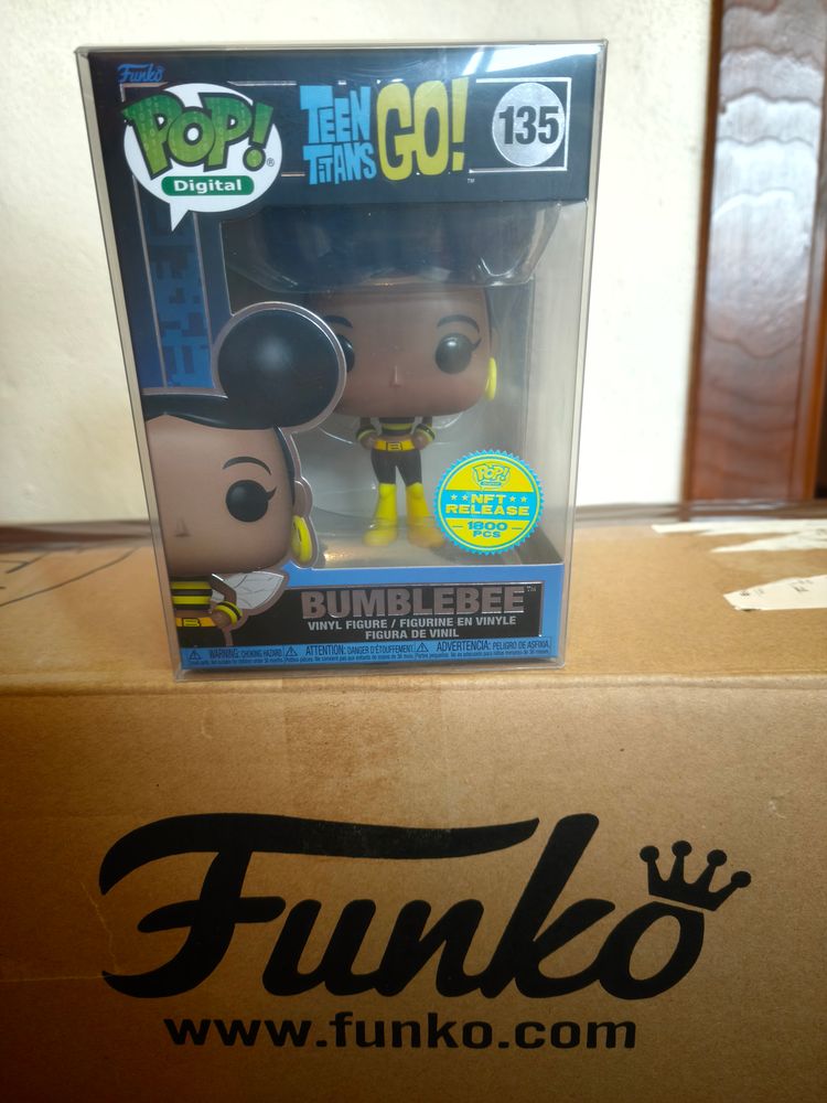 Funko Pop Digital Teen Titans Go! Bumblebee Vinyl Figure