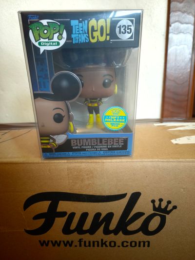 Funko Pop Digital Teen Titans Go! Bumblebee Vinyl Figure