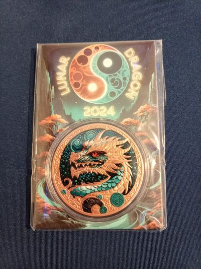 Lunar Dragon 2024 Copper Coin limited edition