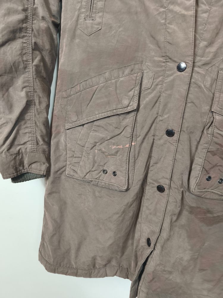 Brown Parka Coat With Fur Hood 2