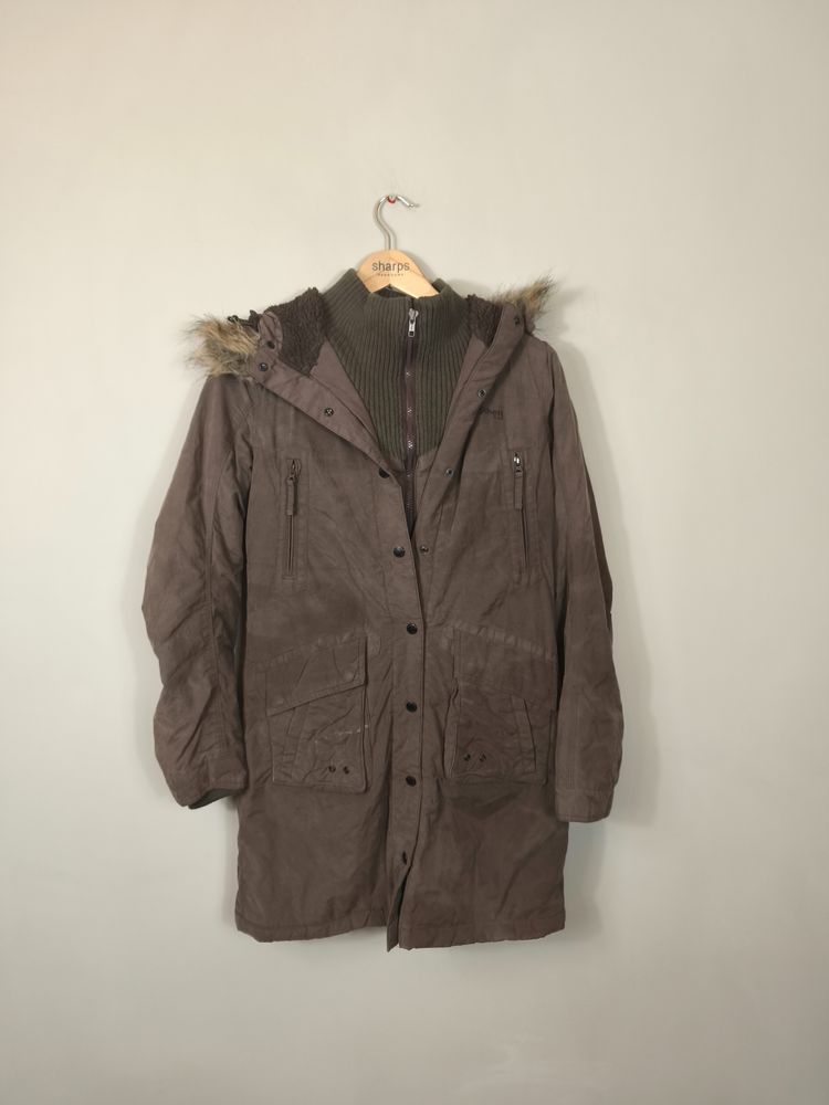 Immagine del prodotto Other Brown Parka Coat With Fur Hood