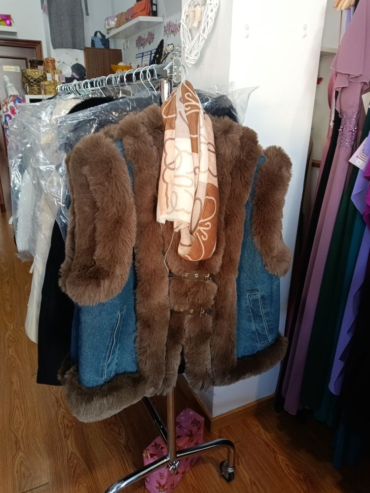 Other Denim And Faux Fur Coat product image