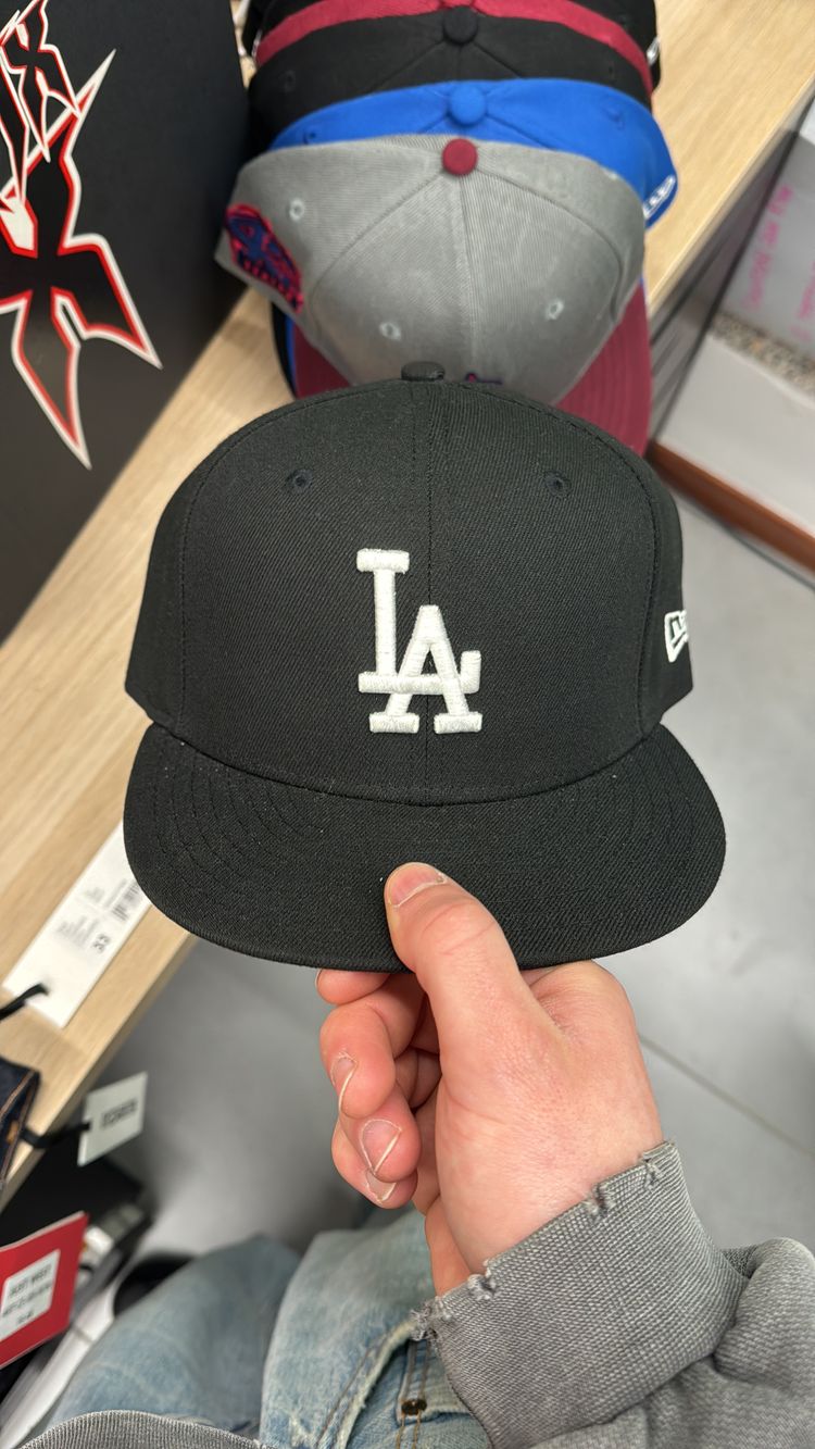 New Era Black La Baseball Cap