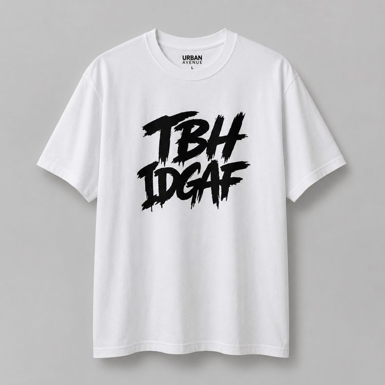 Urban Avenue White Graphic T-Shirt