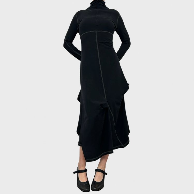 Cop Copine Ruched Archive High Neck Dress - M