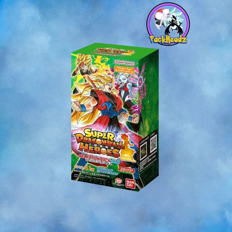 Bandai Super Dragon Ball Heroes Selection Pack Vol. 2 product image