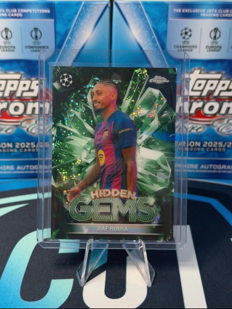 Immagine di Raphinha Hidden Gems Topps Chrome 1
