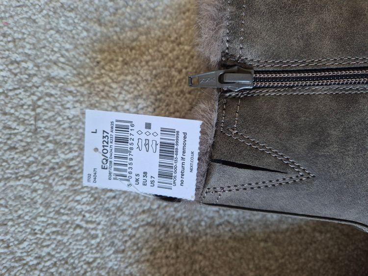 Next Womens  Boots. BNWT £59. Lined. Size 5.  image 6