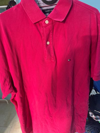 Tommy Hilfiger Red Polo Shirt