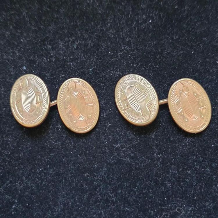 ROLLED GOLD CUFFLINKS 