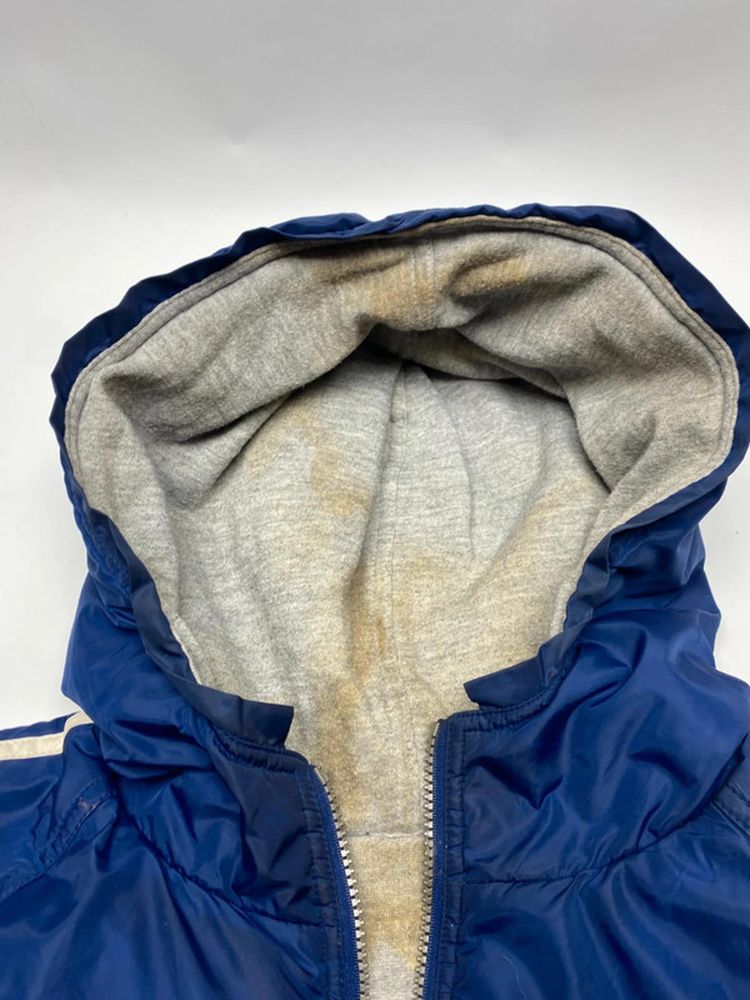 Adidas Vintage Blue Hooded Windbreaker Jacket (Men’s XXL) obraz 13