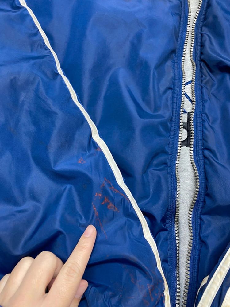 Adidas Vintage Blue Hooded Windbreaker Jacket (Men’s XXL) obraz 7