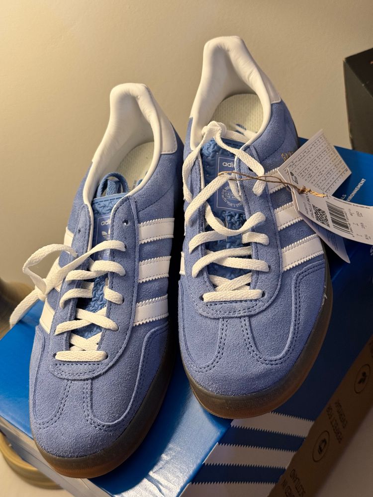 Adidas Blue Gazelle Sneakers image 1
