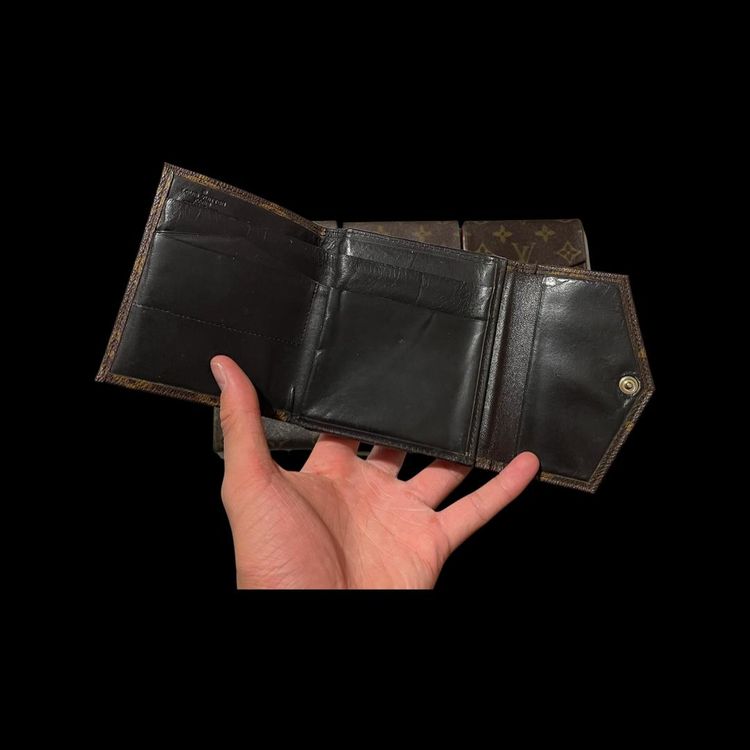 Square Louis Vuitton Monogram Envelope Wallet 2