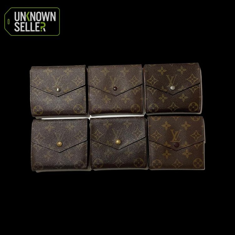 Square Louis Vuitton Monogram Envelope Wallet 7