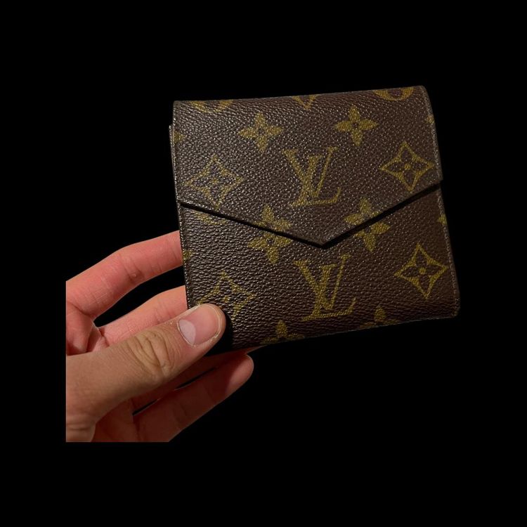 Square Louis Vuitton Monogram Envelope Wallet 3