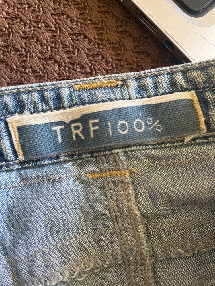 Denim Mini Skirt S 3