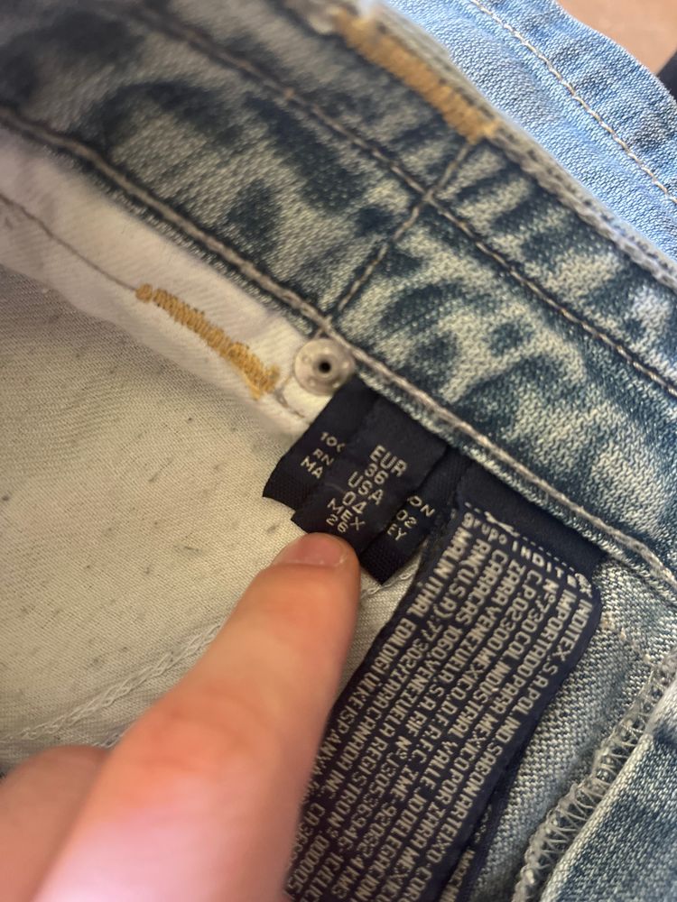 Denim Mini Skirt S 4