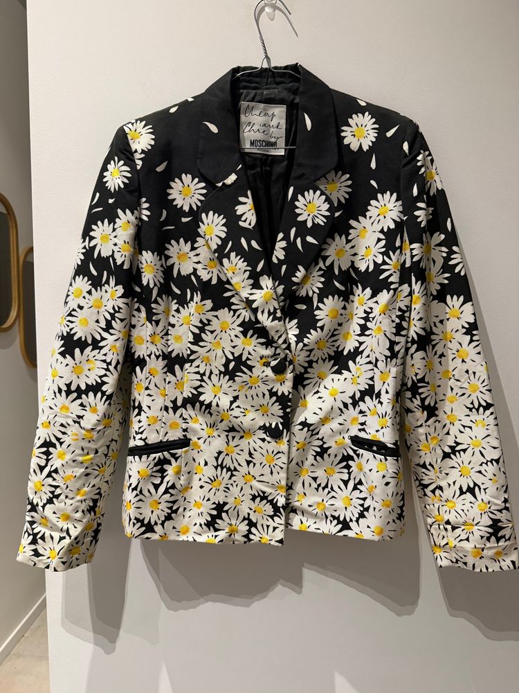 Cheap And Chic By Moschino Floral Blazer size 40 2
