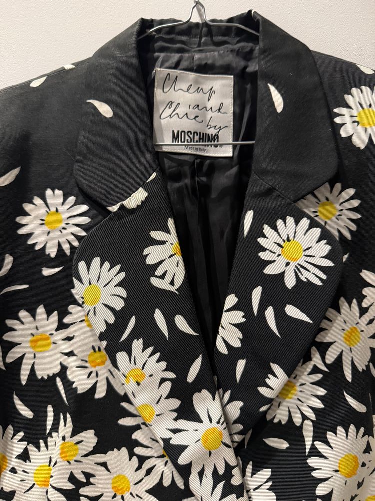 Cheap And Chic By Moschino Floral Blazer size 40 3
