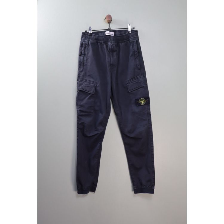 Stone Island RE-T Black Cargo Bottoms image 1