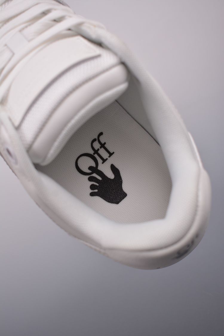 Off-White White And Purple Sneakers image 3