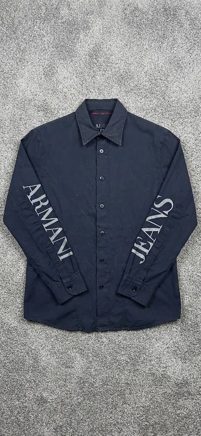 Armani Jeans Men'S Button-Up Shirt