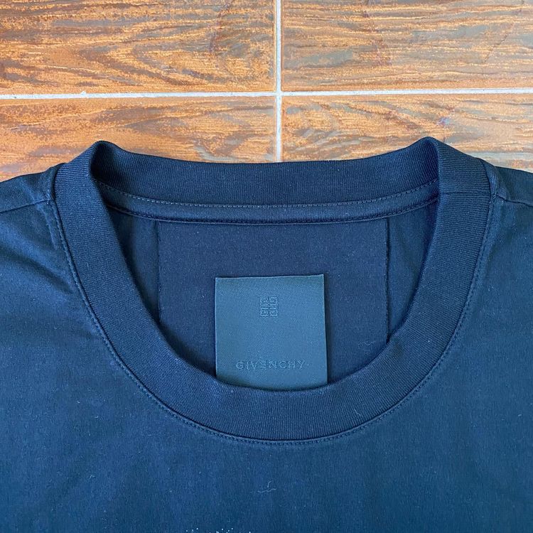 Givenchy Black Embellished Paris Skull Logo Oversized T-Shirt image 3