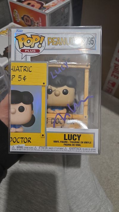 Funko Pop Plus, Peanuts, SIGNED, Lucy Van Pelt, Vinyl Figure