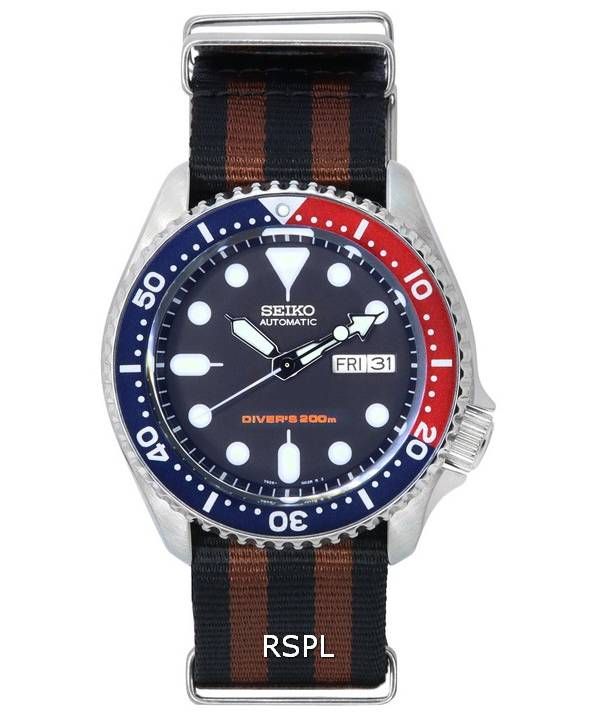 Seiko Seiko Blue Dial Automatic Diver's SKX009K1-var-NATO22 200M Men's Watch product image