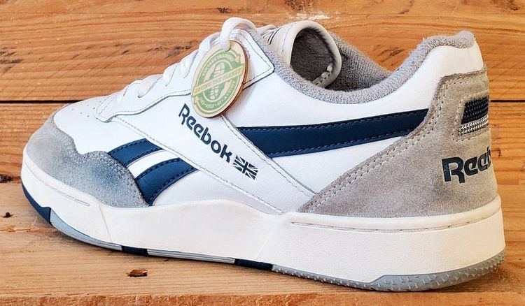 Reebok BB4000 II Low Leather Trainers UK8/US9/EU42 100033848 White/Chalk/Blue image 7