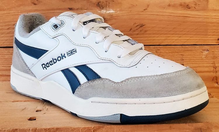 Reebok BB4000 II Low Leather Trainers UK8/US9/EU42 100033848 White/Chalk/Blue image 9