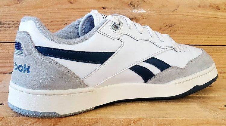 Reebok BB4000 II Low Leather Trainers UK8/US9/EU42 100033848 White/Chalk/Blue image 2