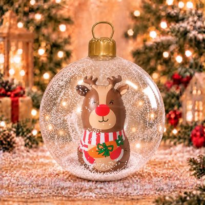 LED Christmas Reindeer Ornament
