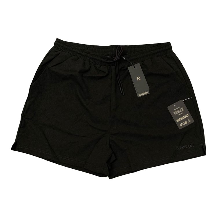 Represent XL Swim Shorts Seersucker Shark Black Swim Shorts