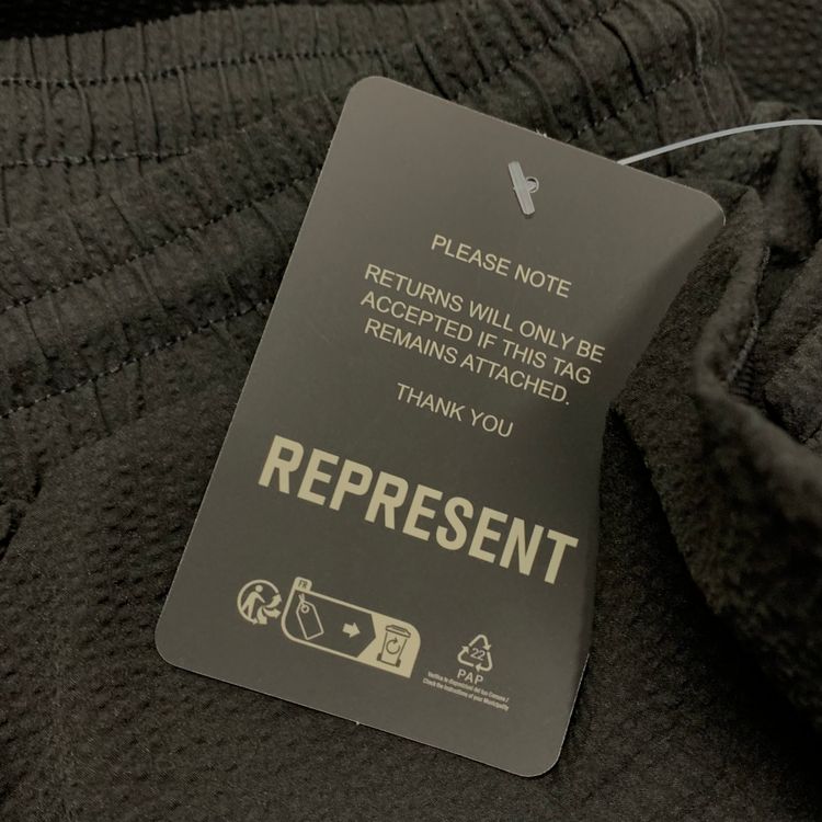 Represent XL Swim Shorts Seersucker Shark Black Swim Shorts 6