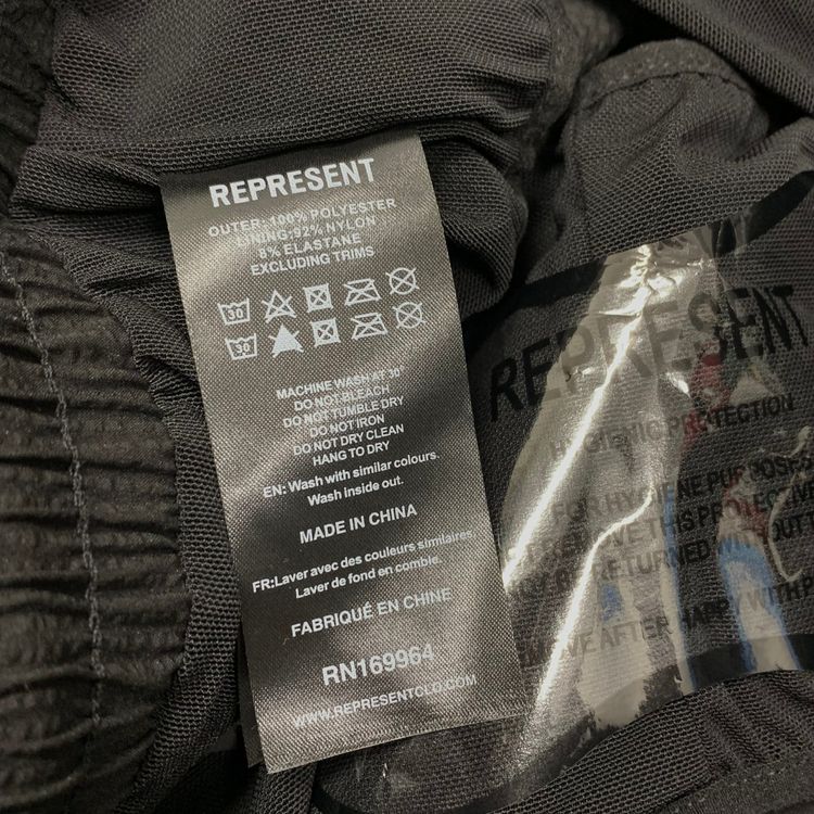 Represent XL Swim Shorts Seersucker Shark Black Swim Shorts 4