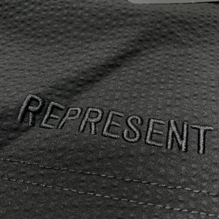 Represent XL Swim Shorts Seersucker Shark Black Swim Shorts 10