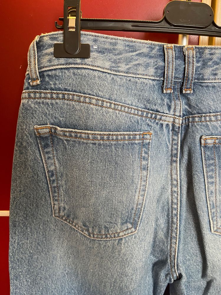 Pull&Bear Light Blue Ripped Jeans 4