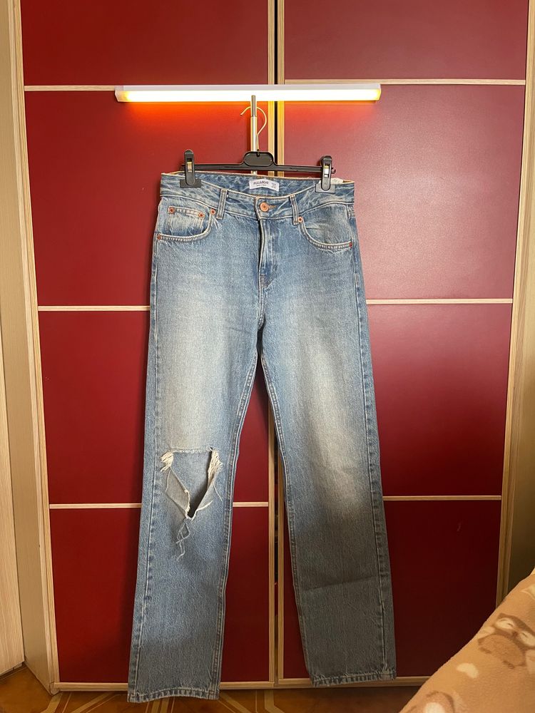 Pull&Bear Pull&Bear Light Blue Ripped Jeans product image