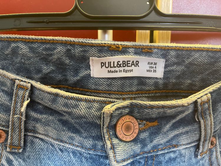 Pull&Bear Light Blue Ripped Jeans 6