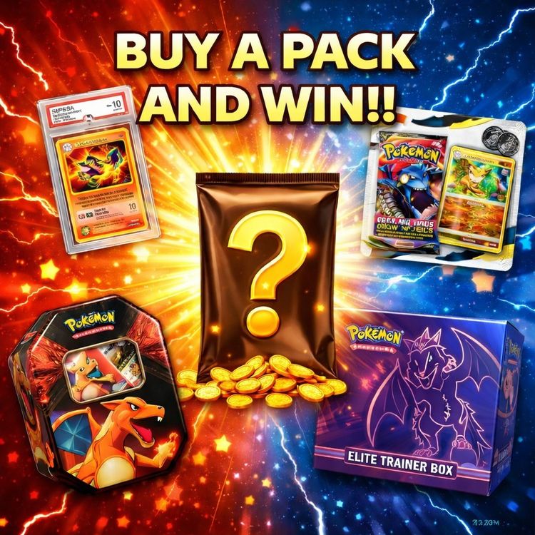 Buy a pack win a slab/blister/tin/box