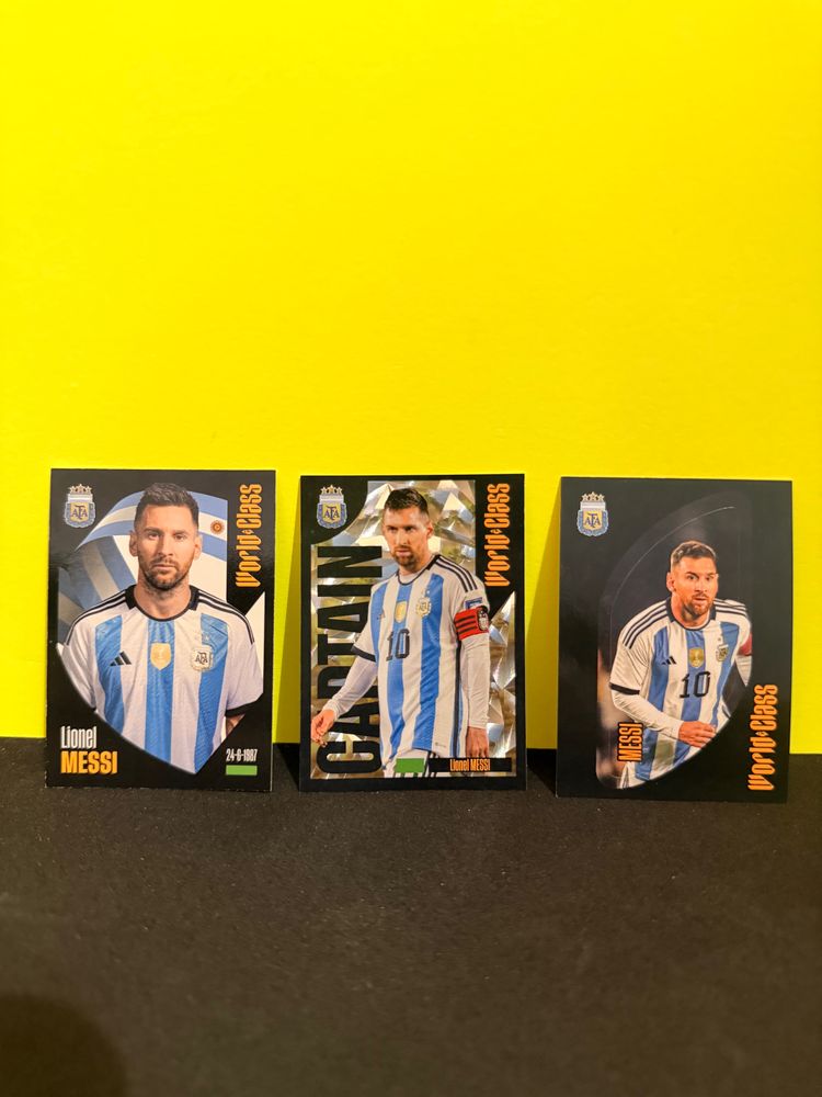 Panini Lote 3 card Messi argentina  product image