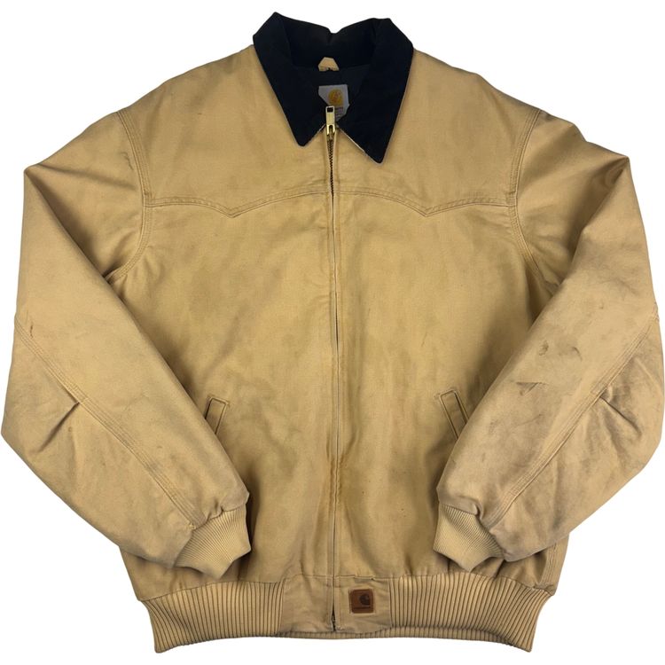 Carhartt Sante Fe Workwear Full-Zip Jacket Beige J14 WET imagen 1