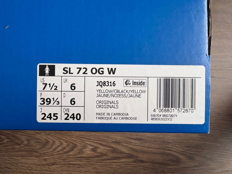 Adidas SL 72 OG W Sneakers Uk Size 6 image 9