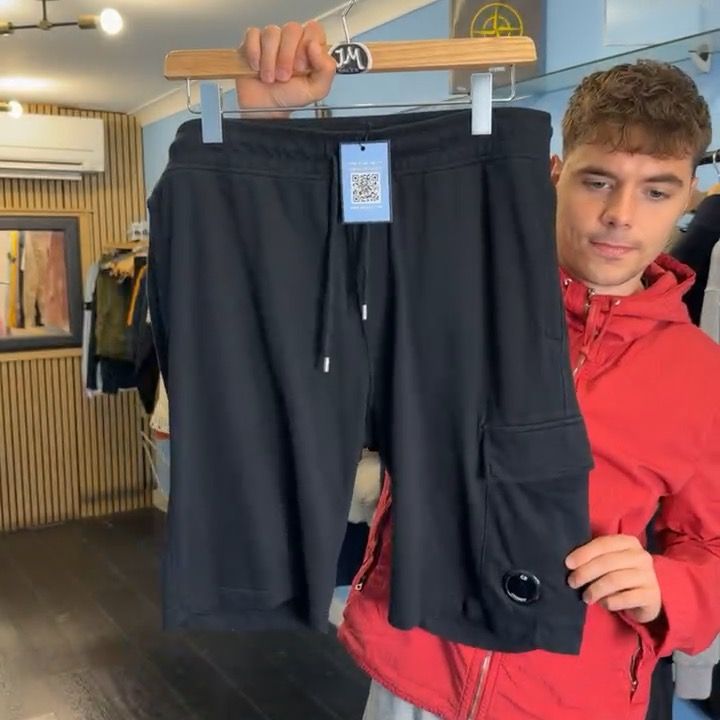 XXL CP BLACK SHORTS image 1